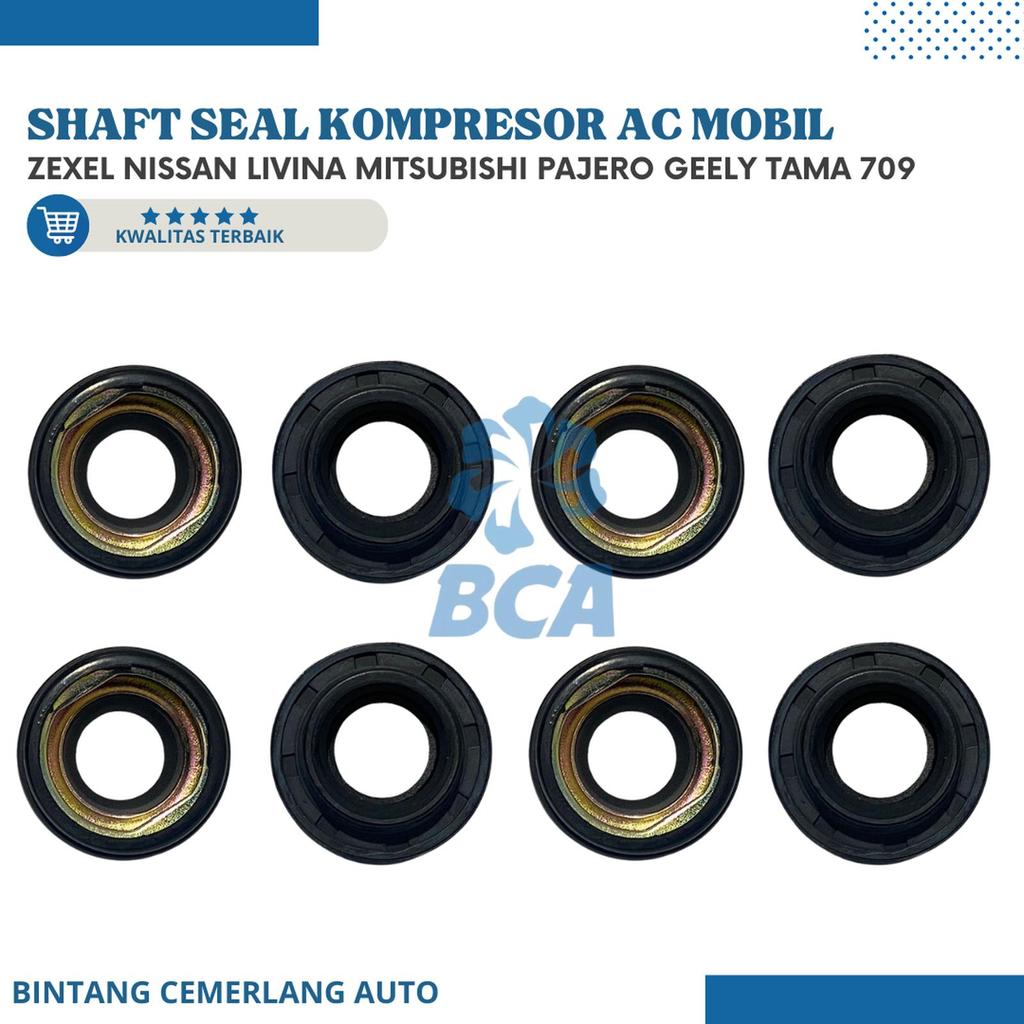 SHAFT SEAL KOMPRESOR AC MOBIL ZEXEL PAJERO LIVINA GEELY TAMA 709 L200