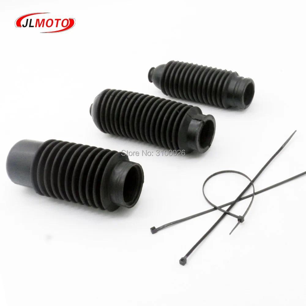 Gear Rack and Pinion Bellows Kit Rubber Gear Boot Cover Fit For Steering Gear Rack and Pinion UTV AT