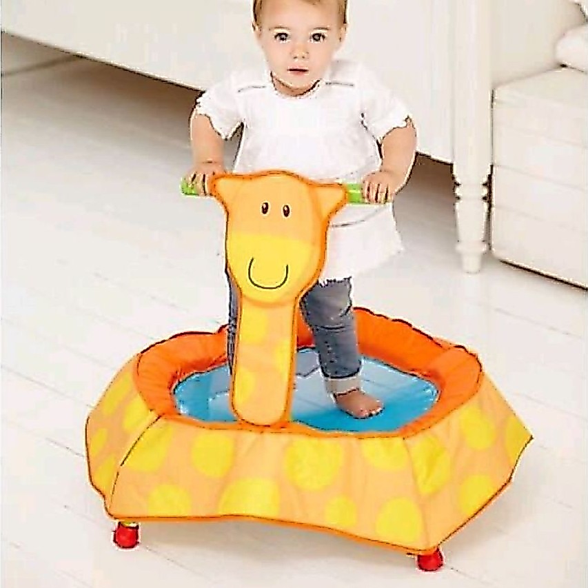 Preloved ElC Trampoline Giraffe Mothercare