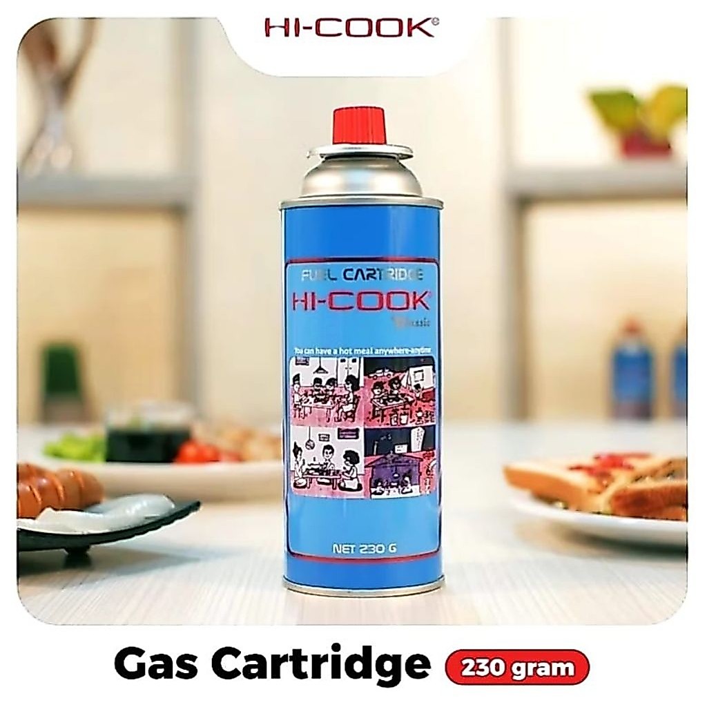 (JUAL KALENG GAS PORTABLE) KOSONG  HI-COOK dan TOKAI dan MEREK LAIN