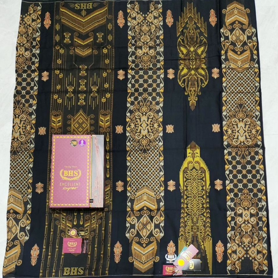 BHS Sarung BHS Sarung Tenun BHS Excellent Gold Mesres Motif Jacquard E.58 E.59 JGT JGM JGK JGL JSK J