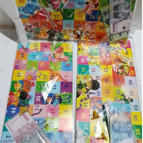 mainan ular tangga anak/ular tangga/mainan jadul ular tangga murah