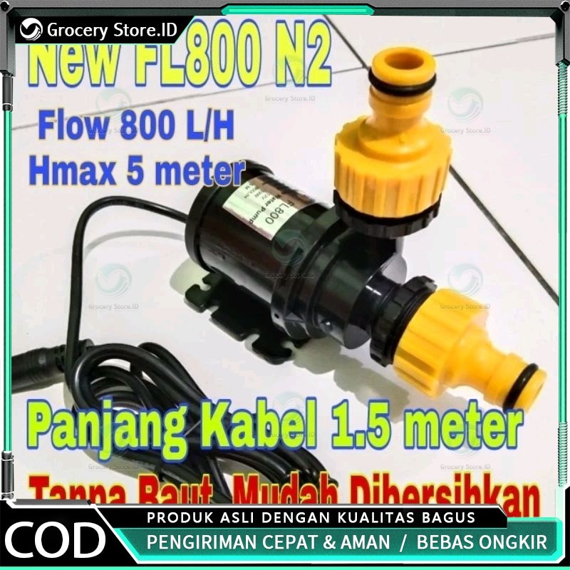 Pompa Air Celup Mini FL800 A Pompa DC 12V 800L/H