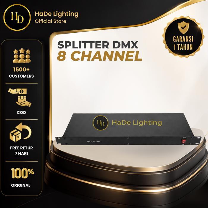 Splitter DMX Lighting 8 Channel - Spliter DMX 8 Channel Lighting