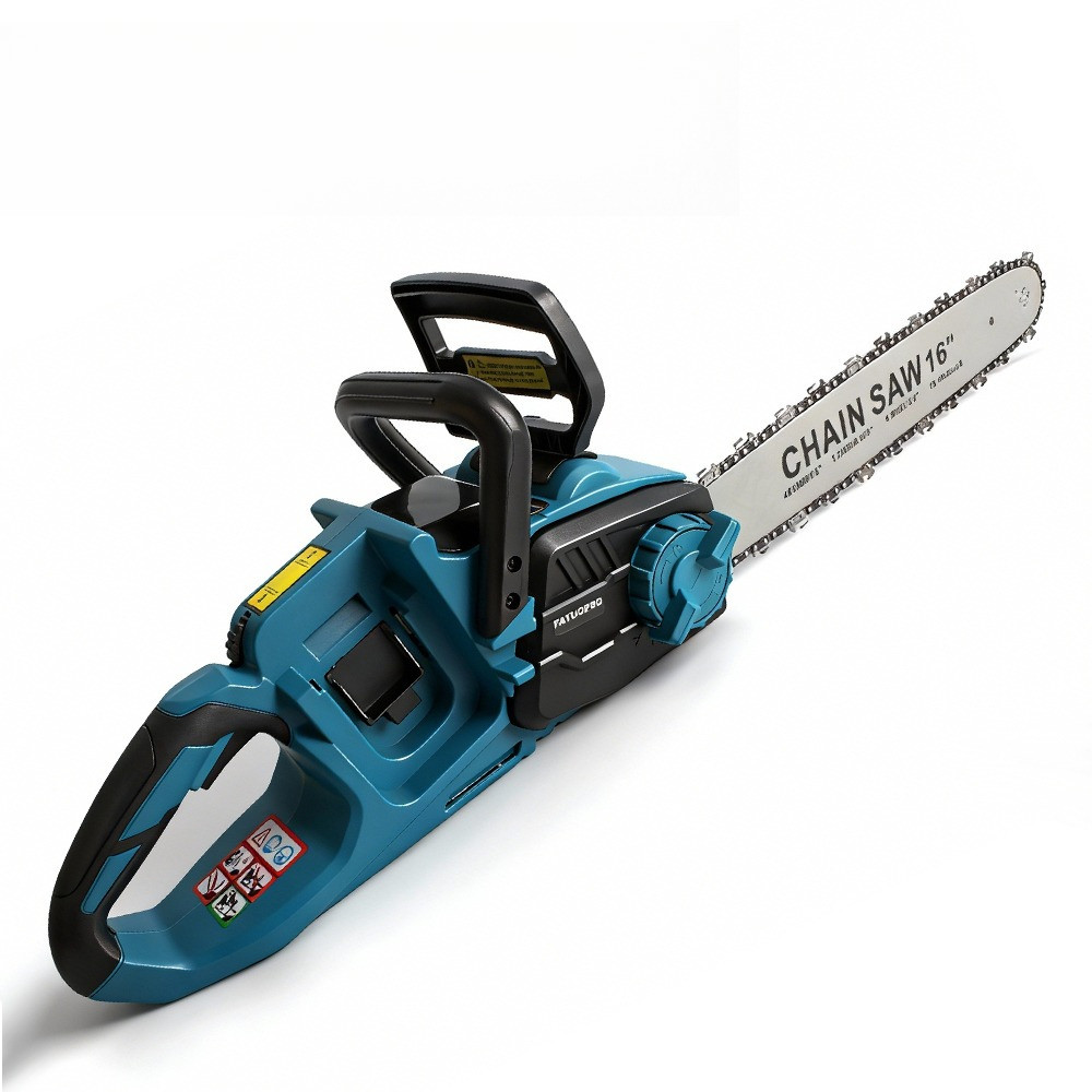 Brushless Chainsaw 16" Handheld Cordless Chainsaw for Garden Pruning, Firewood Cutting & Household U