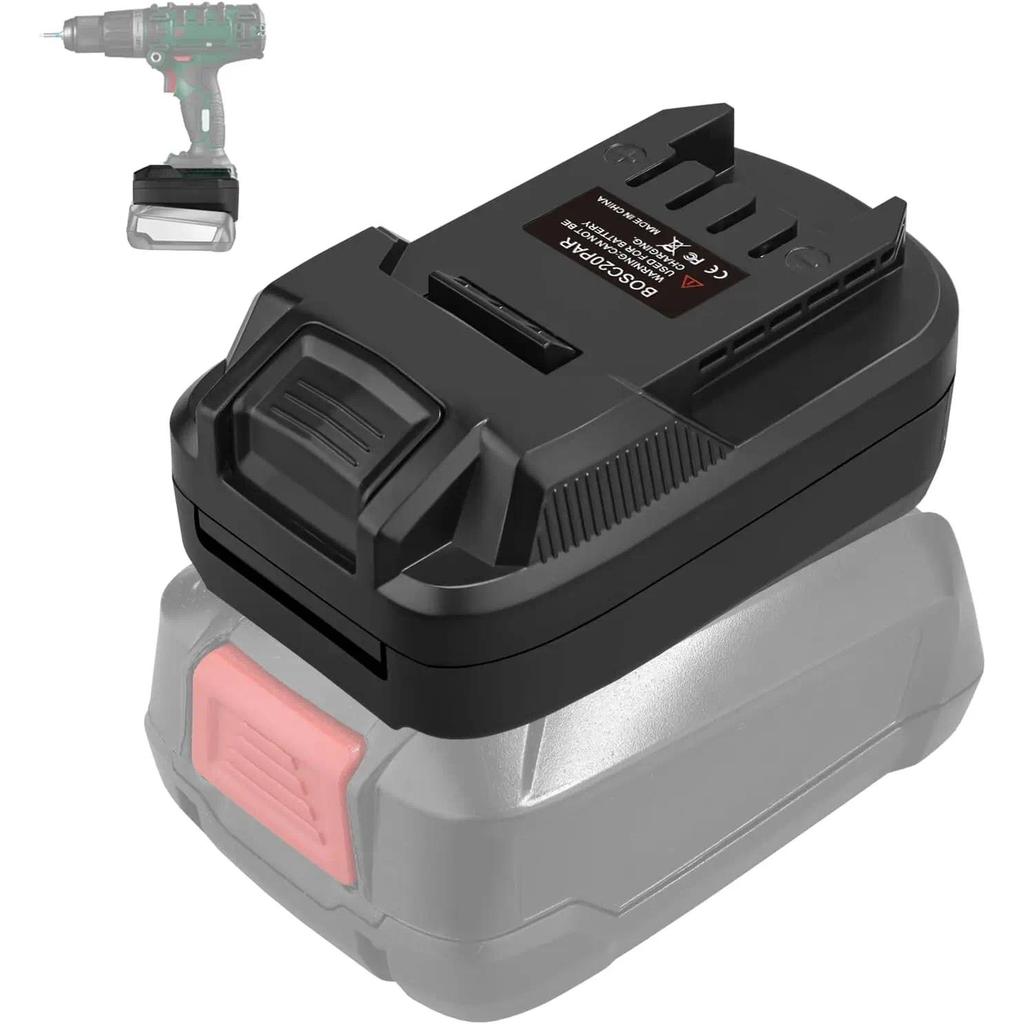 Adaptor Baterai Bosch 18V untuk Perkakas Parkside, Konverter Baterai Bosch 18V PBA ke Perkakas Listr