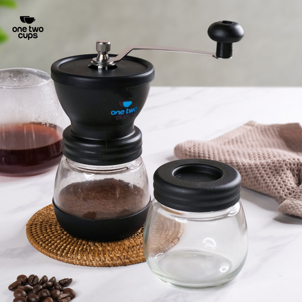 NX3 One Two Cups Alat Penggiling Kopi Manual Coffee Grinder Adjustable - CF4146