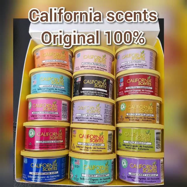 (1 bj) Parfum mobil pengharum California scents car