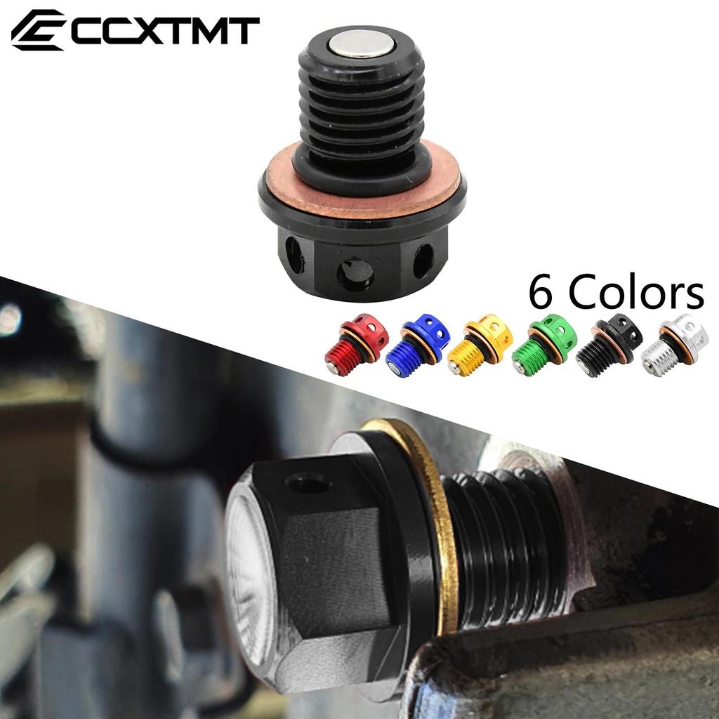 Motorcycle Accessories M12 Magnetic Oil Sump Nut Drain Oil Plug Screw Oil Drain Magnetic Oil Plug Nu