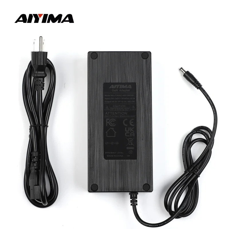 AIYIMA 48V 10A  Gan Amplifier Power Adapter Power Supply For TPA3255 TAS5630 Sound Amplifier Audio A