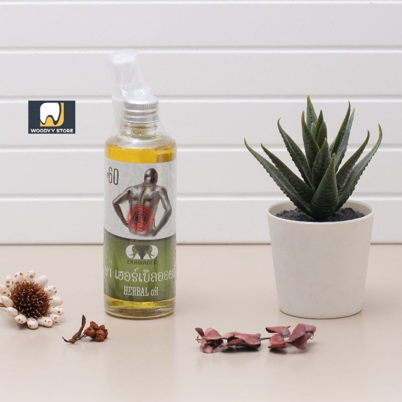 Ready MINYAK ANGIN ERAWADEE HERBAL SPRAY OIL ORIGINAL THAILAND 100%  (85ML)