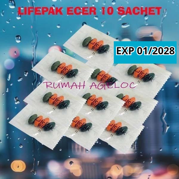 [ORIGINAL] Nu Skin Pharmanex Lifepak (Ecer 10 Sachet) - Suplemen Multivitamin & Antioksidant Daya Ta