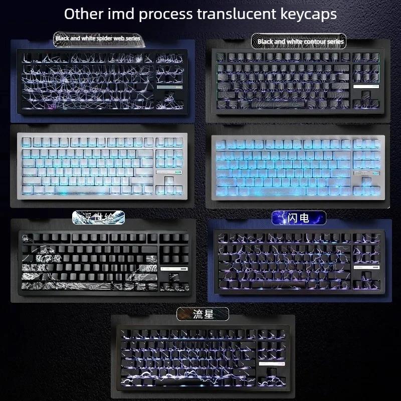 Zornher ZH870 Wireless Tri-mode Meanical Keyboard Gasket Structure RGB Hot Swap Customized E-sports 