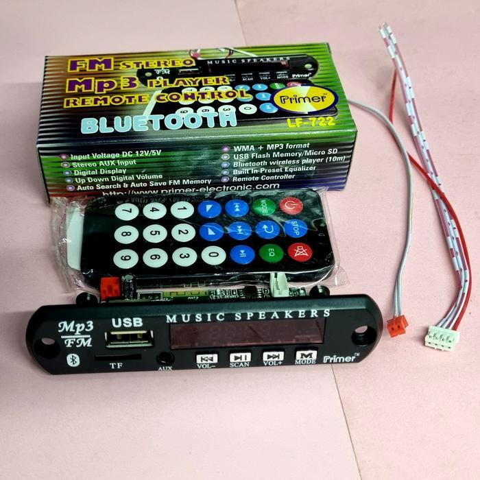 12V Stereo MP3 Bluetooth Remote Control Module.