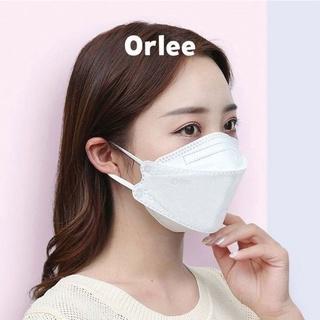 Masker Kf94 KF 94 4Ply 4 ply Emboss Orlee evo 3D Kemenkes isi 10 pcs - Putih