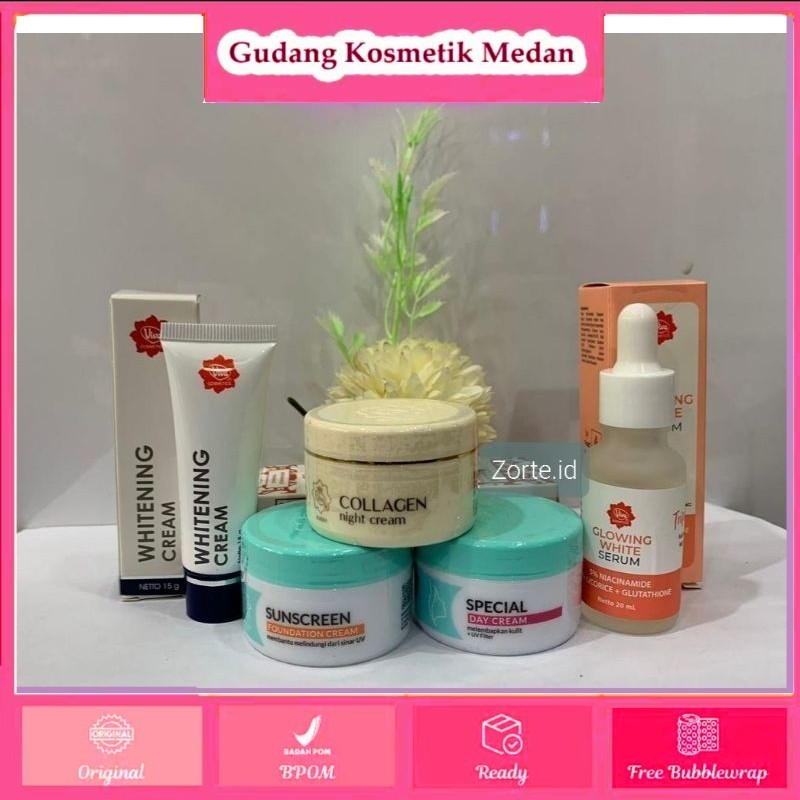 [PROMO] [ VIVA ] Paket Glowing 5macam (w.cream+suns+collagen nc+special dc+glowing.s)