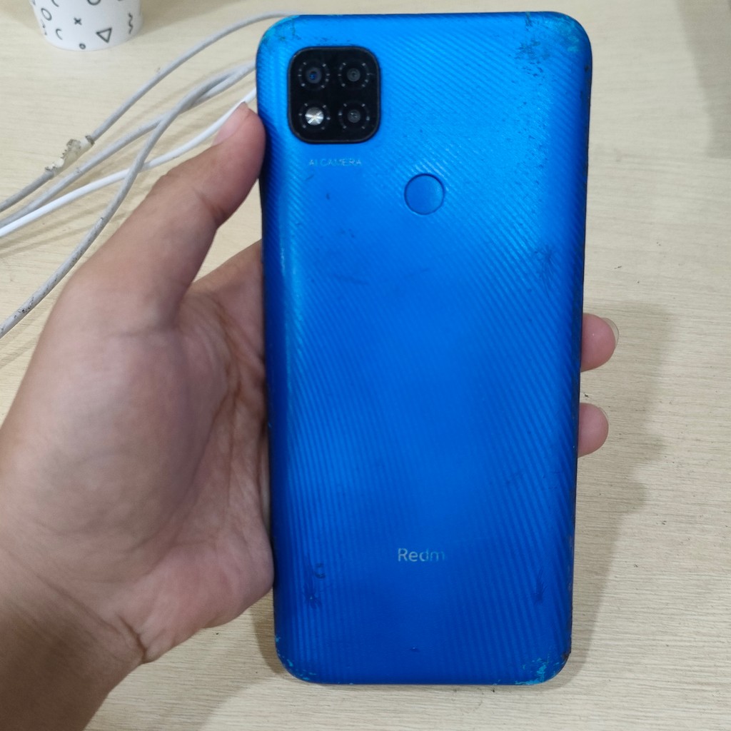 Handphone Xiaomi Redmi 9C Ram 4/64 GB (batangan, cek minus 5638) 091527