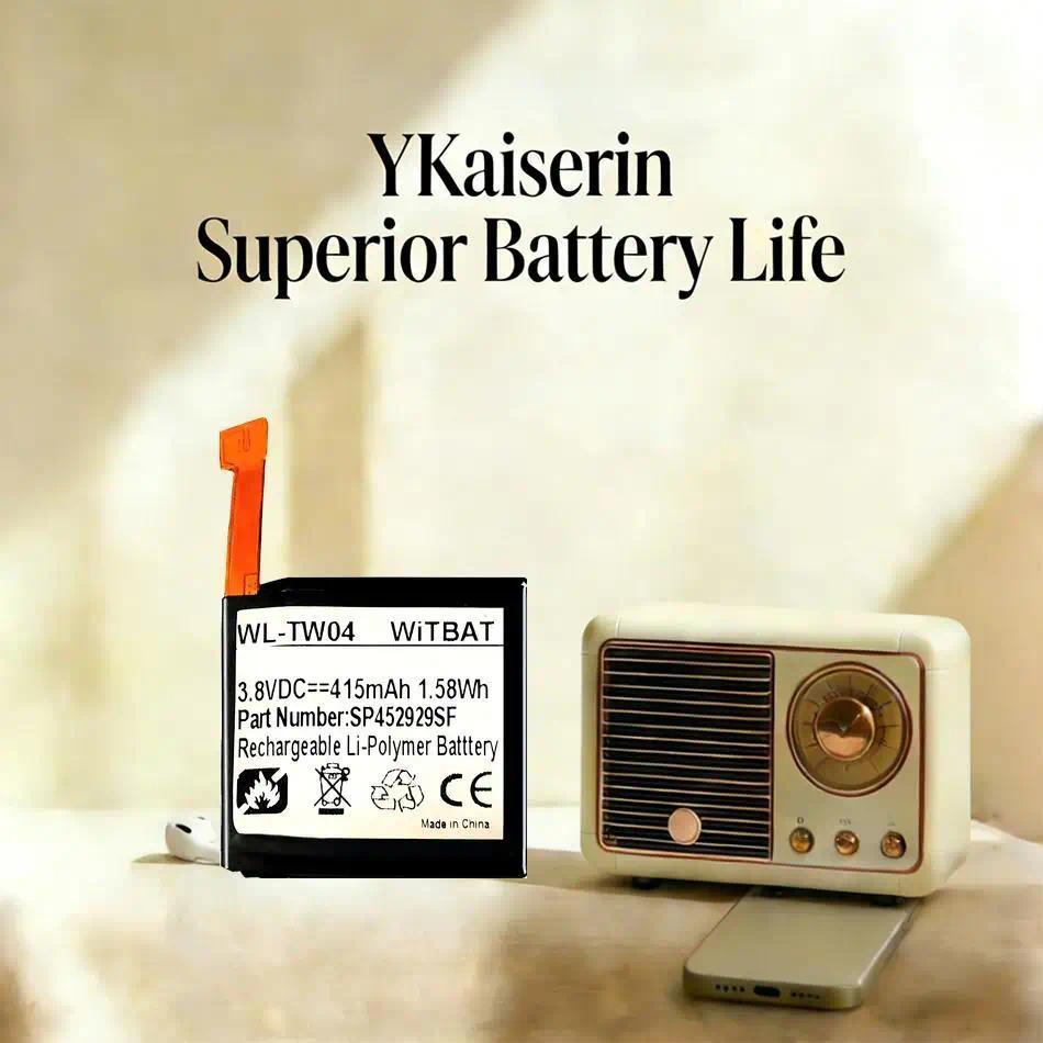 Lightweight Watch Battery For Ticwatch Pro 4G Version Watch SP452929SF Ver. 415mAh