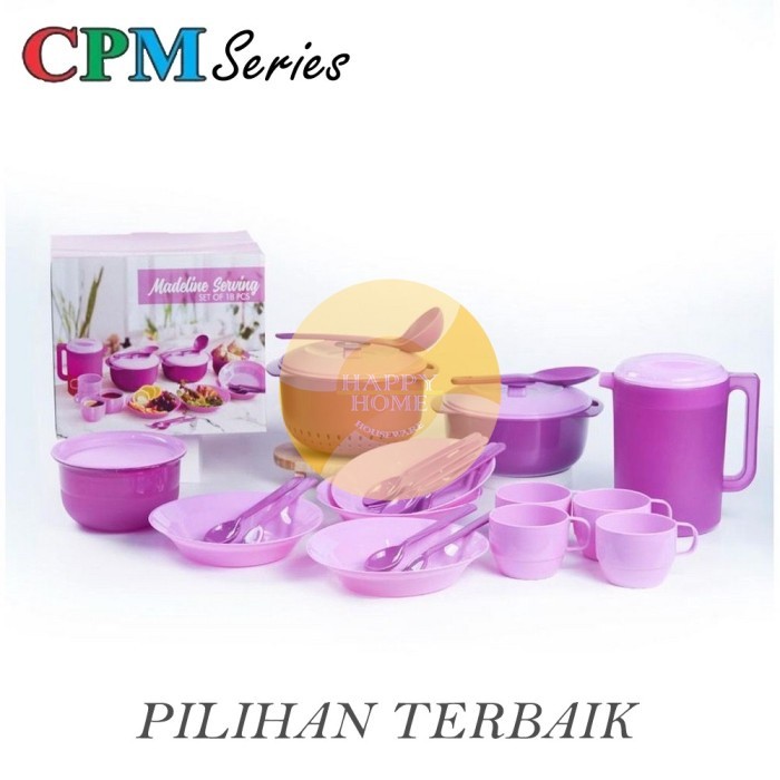 CPM Madeline Serving Set Isi 18 Pcs | Tempat Prasmanan Party Set Murah