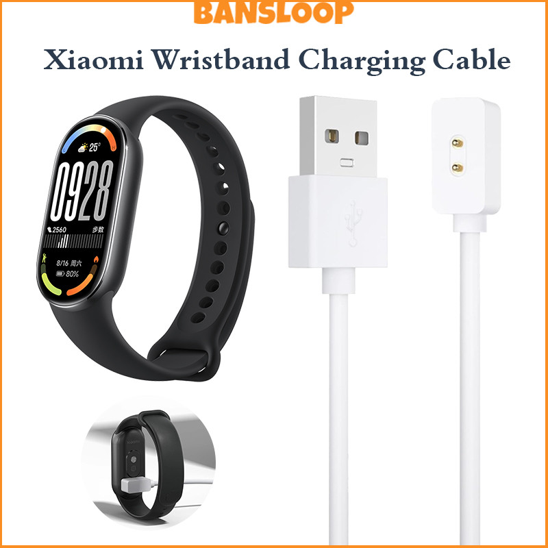 Charger Charging Cable for Mi Band 10 9 8 /Xiaomi Smart Band 10/9/ 8 Pro / 9 8 Active / Xiaomi Smart