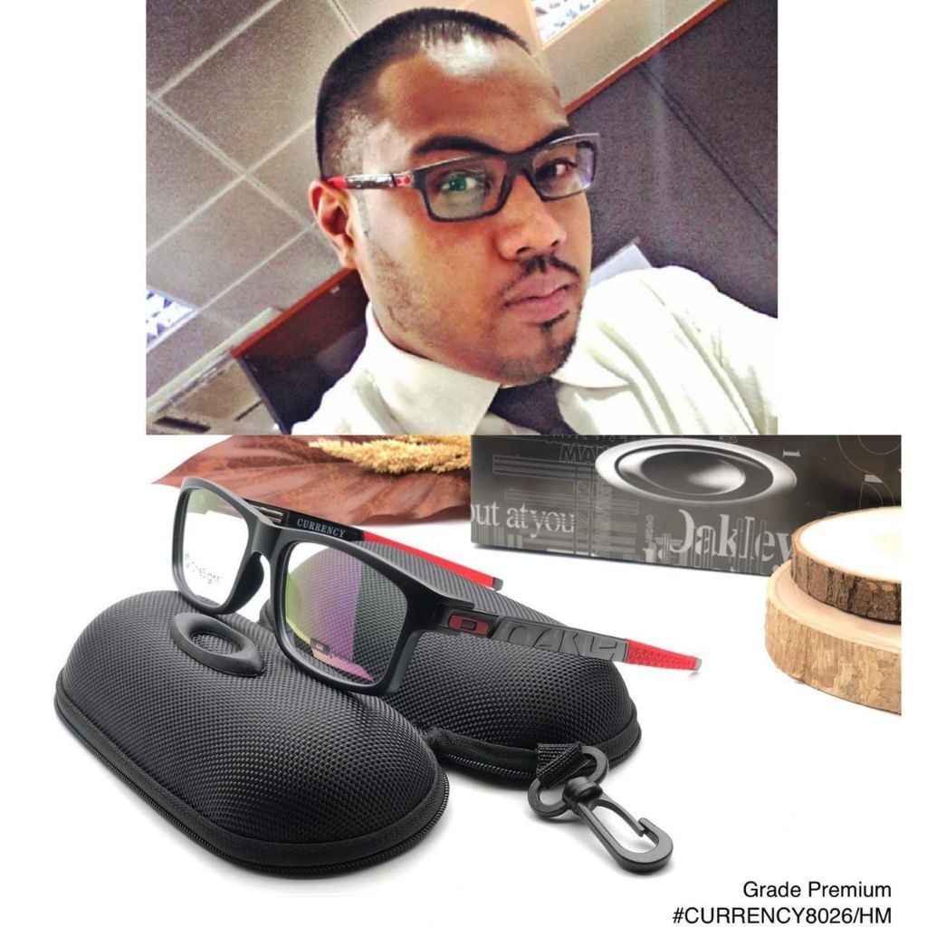 {SAGARA STORE} Kacamata Frame OX CURRENCY 8026 Pria Wanita - Lensa Anti Radiasi | Model Terbaru Prem