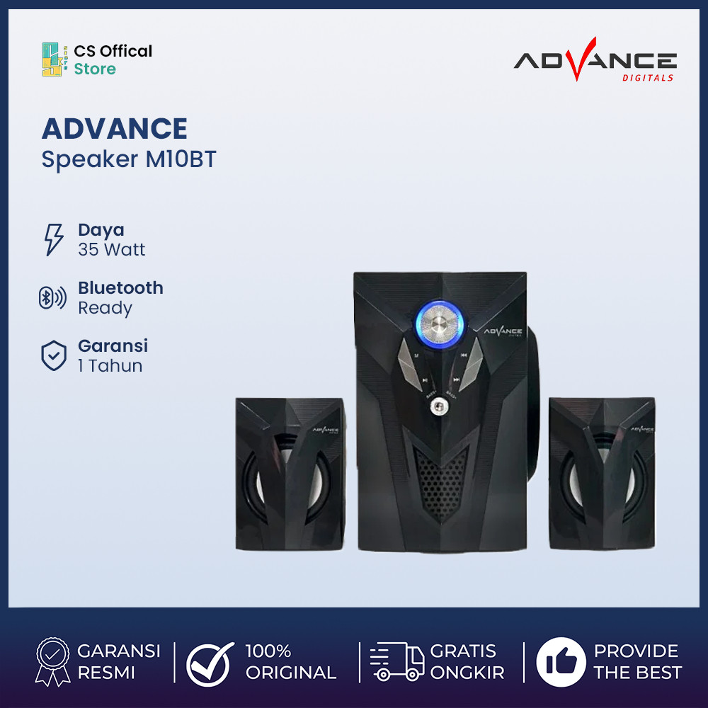 ADVANCE M10BT Speaker Stereo Bluetooth Xtra Bass Subwoofer Garansi Resmi 1 Tahun | Speaker Advance M
