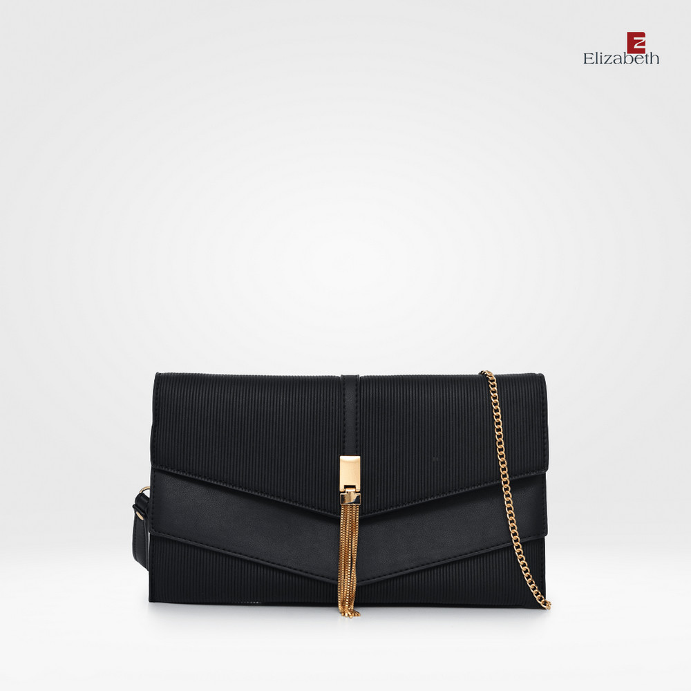 Tas Elizabeth Bag Cadyna Clutch Black
