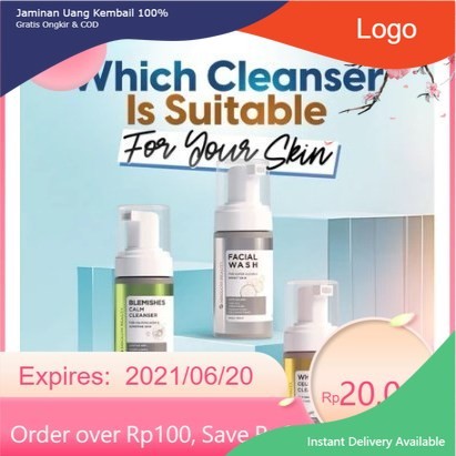 FACIAL WASH MS GLOW / GOLDEN GLOW  MS GLOW ORIGINAL BARCODE