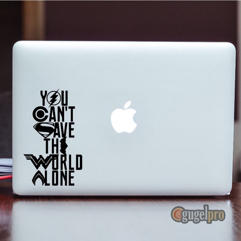 Sticker Laptop Macbook Asus Lenovo Stiker Justice League