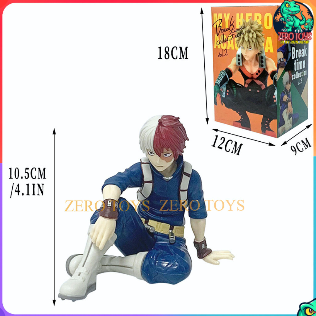 Action Figure My Hero Academia Break Time Collection Deku Bakugo Todoroki Tsuyu Asui