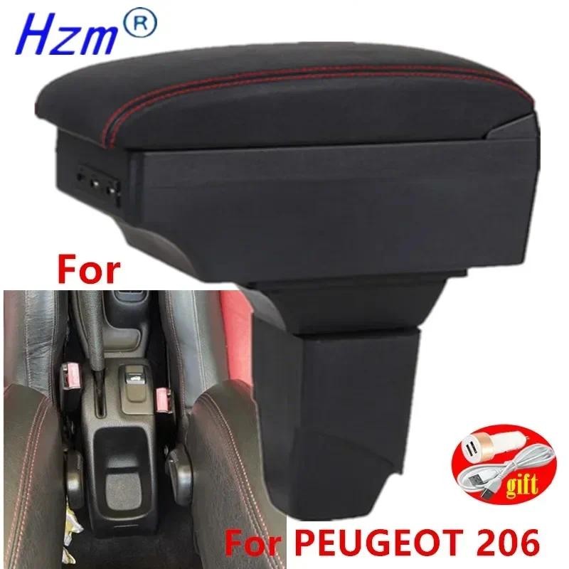 For PEUGEOT 206 Armrest For PEUGEOT 206 Car Armrest box Retrofit parts Storage box car accessories I