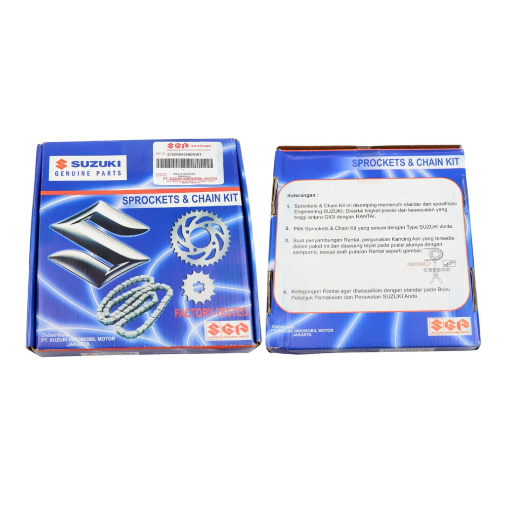 Gear Set Rantai Motor Suzuki Thunder 125 - Gear Motor Thunder 27000B45F00NKIT