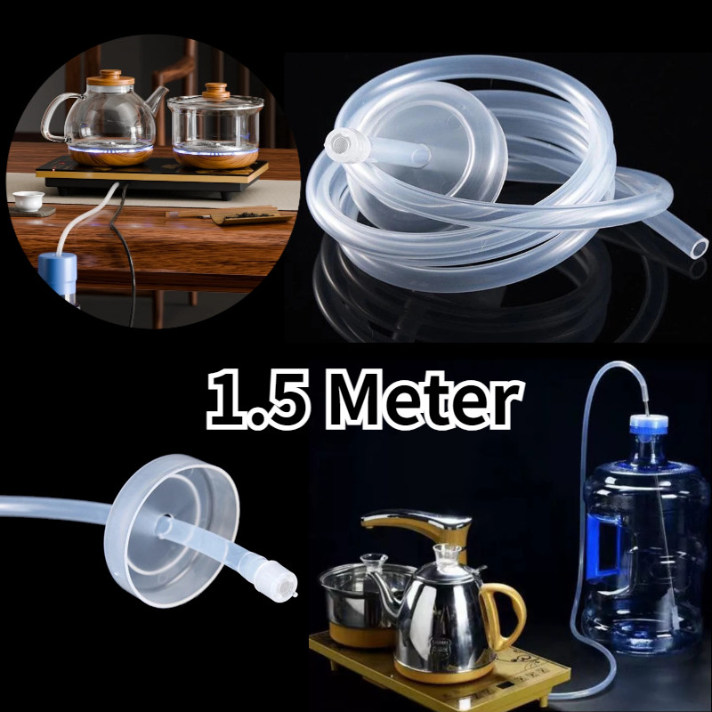 1.5m Selang Galon Elektrik Pompa Galon Selang Air Galon Elektrik Stainless 304 Selang Siliko