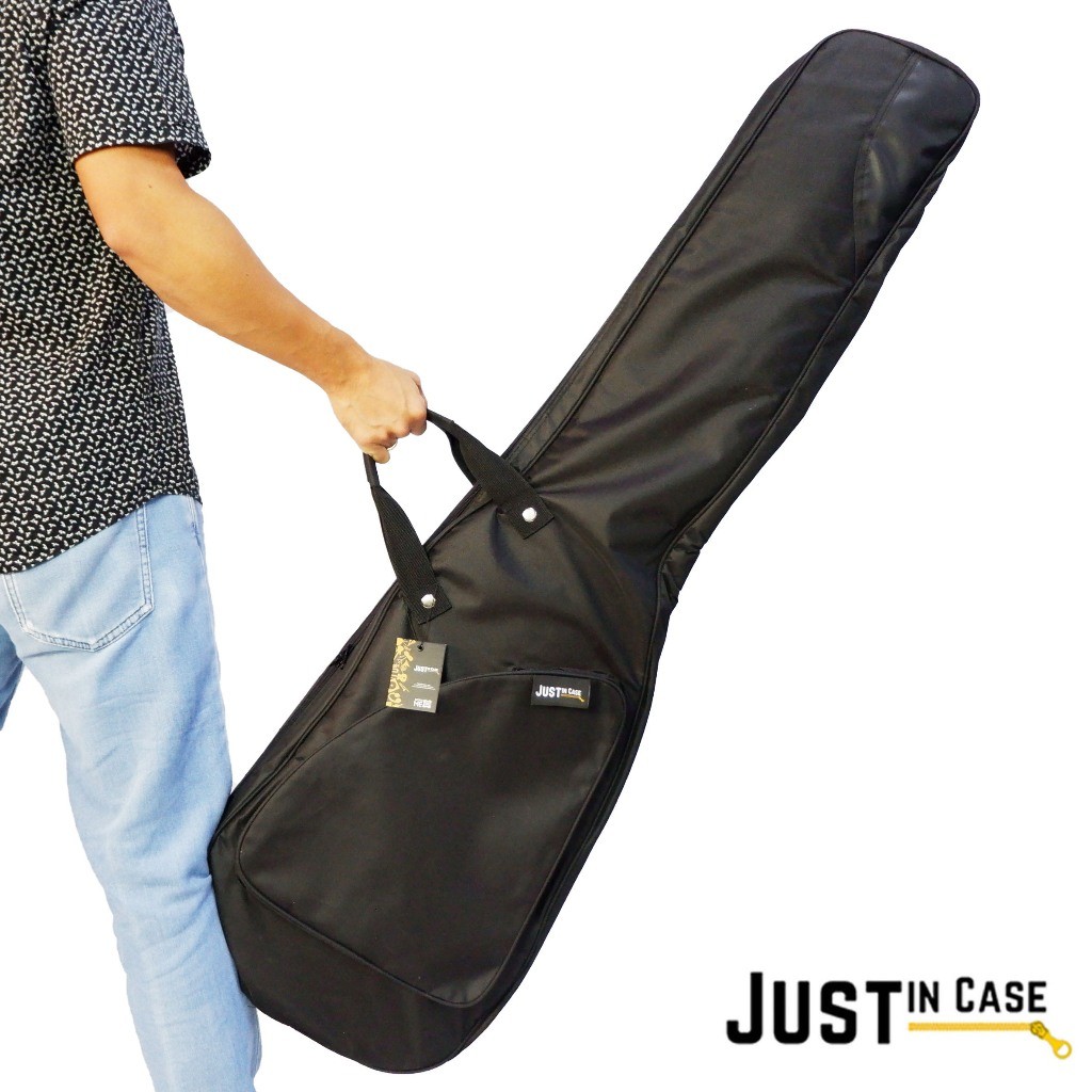 Tas Gitar Bass Elektrik Listrik Softcase Gigbag Busa Tebal Just In Case JIC-3B