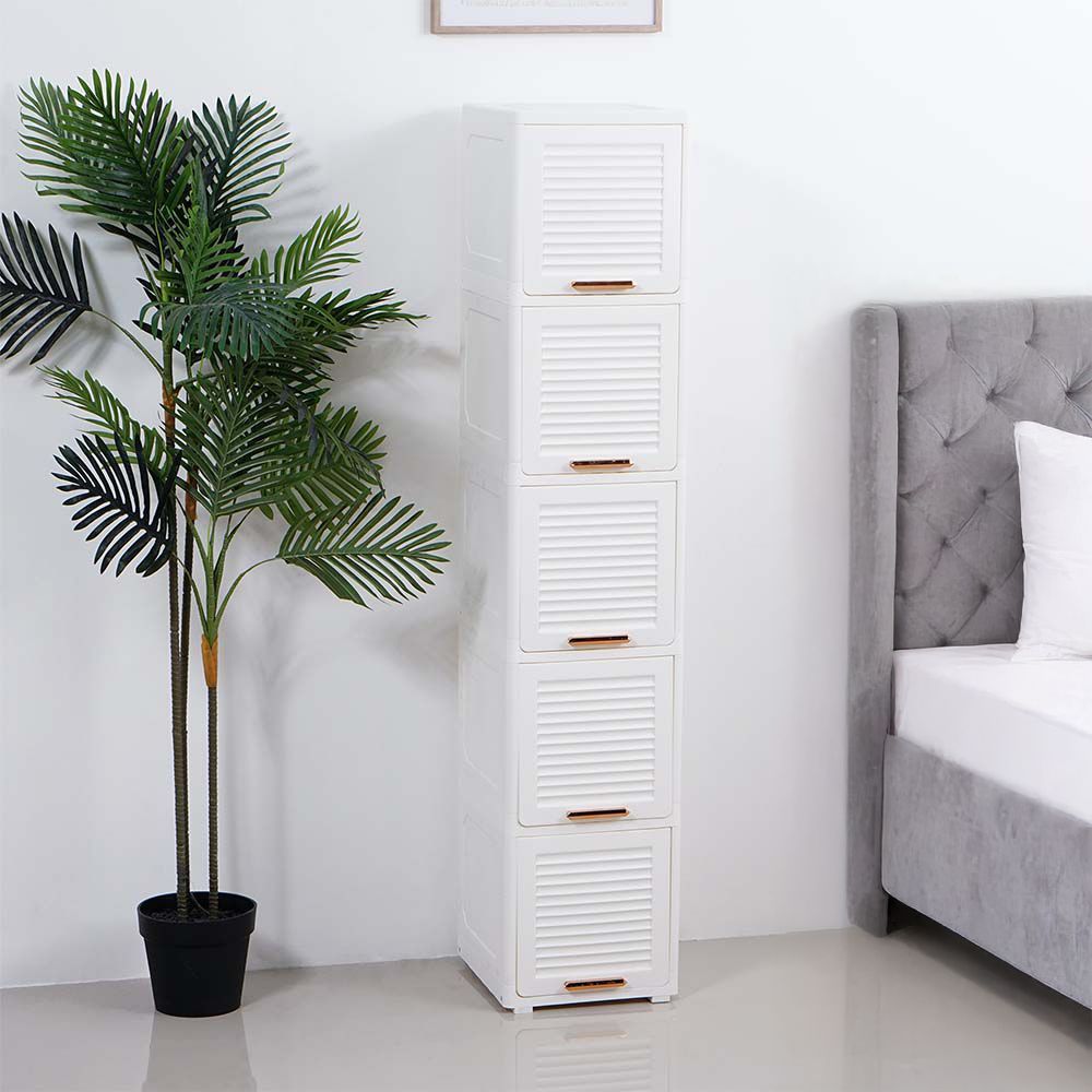 Informa Finny Laci Penyimpanan - Putih Laci Kabinet Serbaguna Cabinet Penyimpanan Indoor Multifuncti