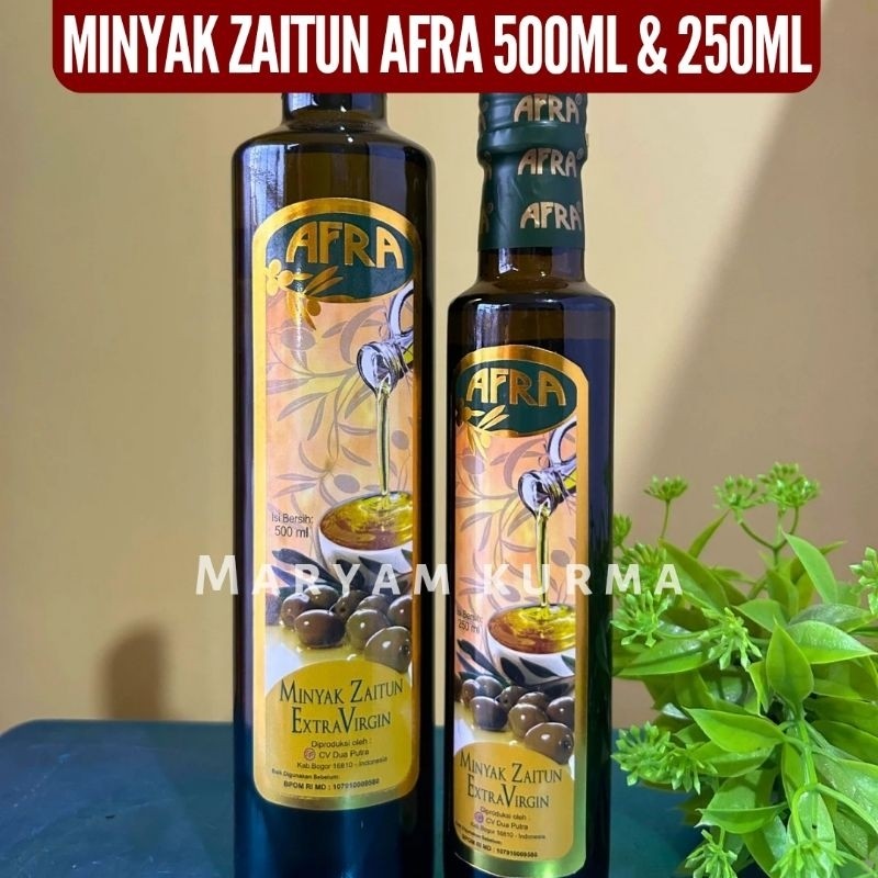 MINYAK ZAITUN AFRA EXTRA VIRGIN OLIVE OIL ORIGINAL EXP 2027