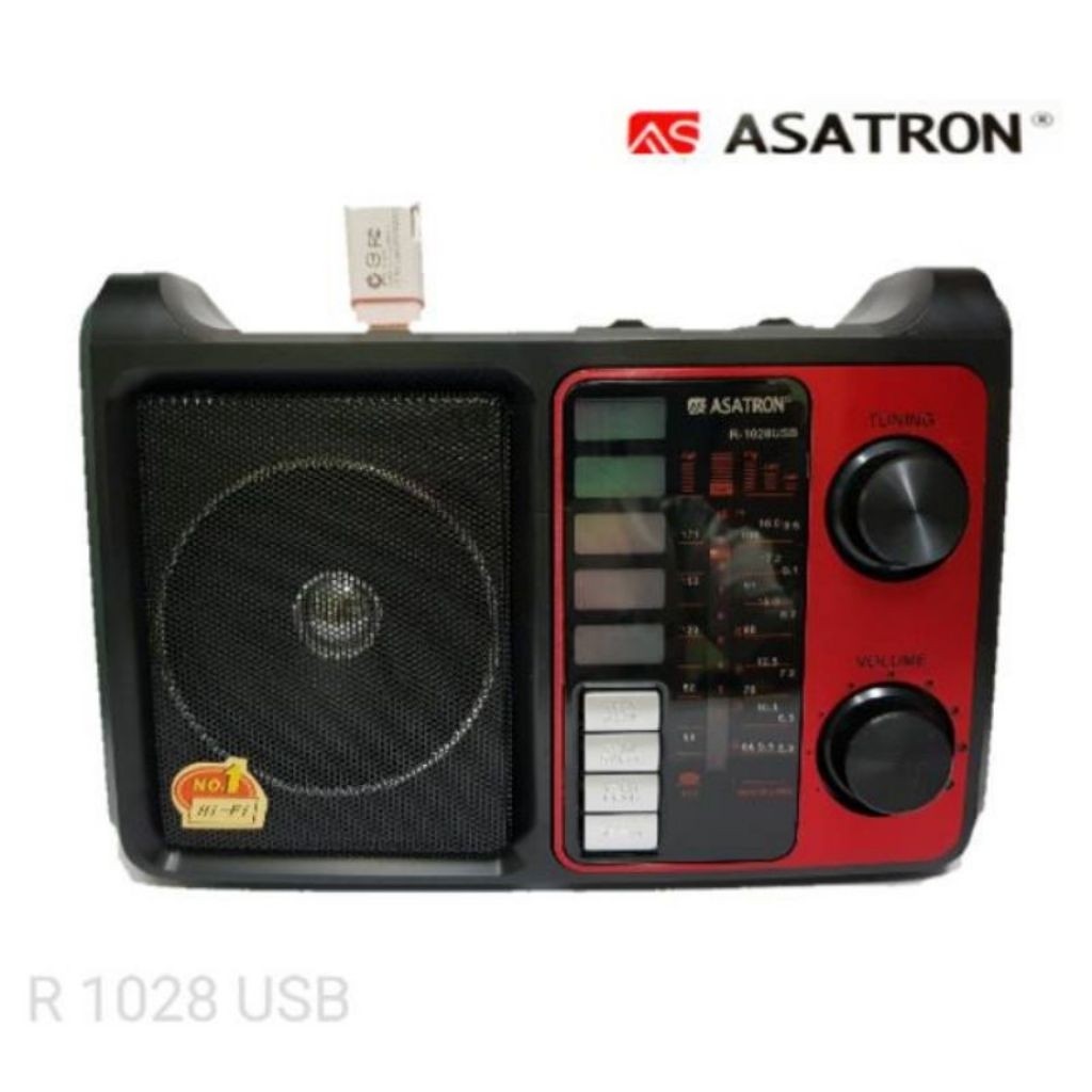 COD NEWW Radio Asatron R 1028 Usb Dengan Cass Dan Baterai