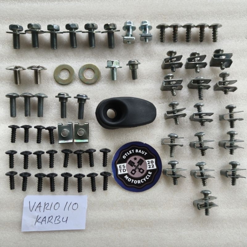 Baut Scrup Vario 110 Karbu Fullbody Baut Motor Lengkap