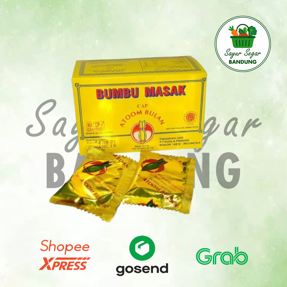 Bumbu Atom Bulan 1 Dus Isi 20 Sachet – Masak Tabur Praktis