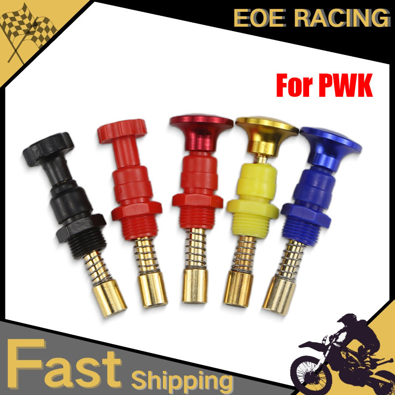 For Keihin PE PWK KTM 250 EXC ATV Motorcycle Carburetor Manual oke Starter Plunger Swit Idle Speed A