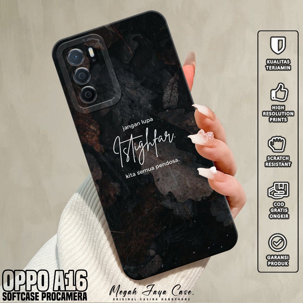 Case Oppo A16 - Casing Oppo A16 Motif QUOTES - Silikon Hp Oppo A16 - Softcase Hp Oppo A16 - Kondom H
