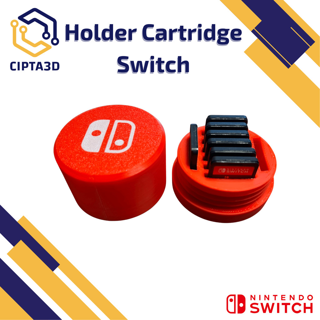 Penyimpanan Cartridge Nintendo Switch, Cartridge Holder Switch