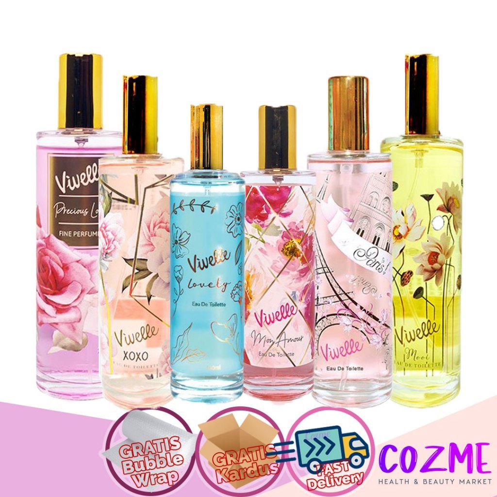 Vivelle Eau De Toilette 100mL Parfum Kaca Eksklusif ORIGINAL