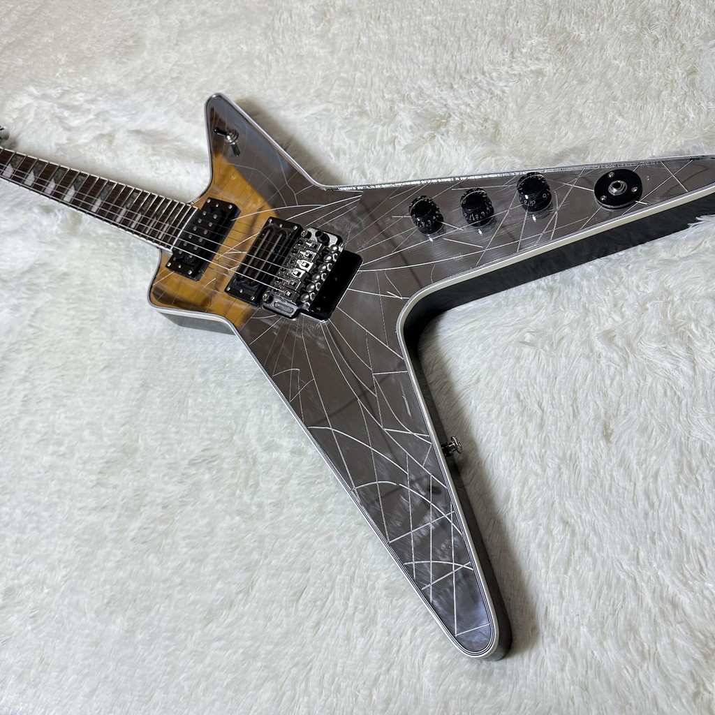  Exploding mirror surface Dean Dimebag  guitar