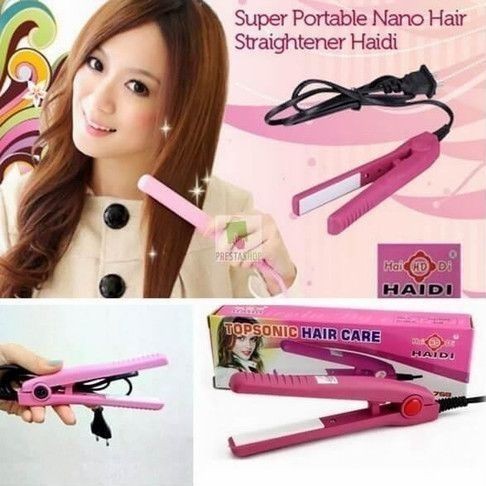 [ LANGSUNG KIRIM ] Haidi Catokan Mini Cepat Panas Pelurus Rambut - HD 768 - Pink