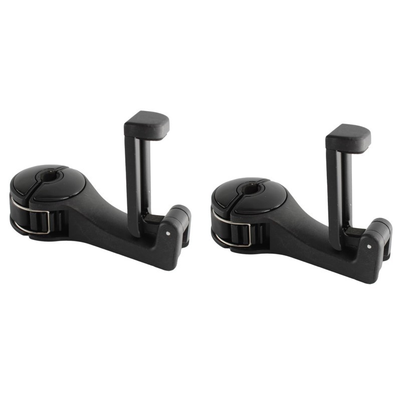 2Pcs Car Hook Holder Hp Mobil Kursi Belakang 2In1 Cantolan Mobil Belakang Kursi Gantungan Hp Di