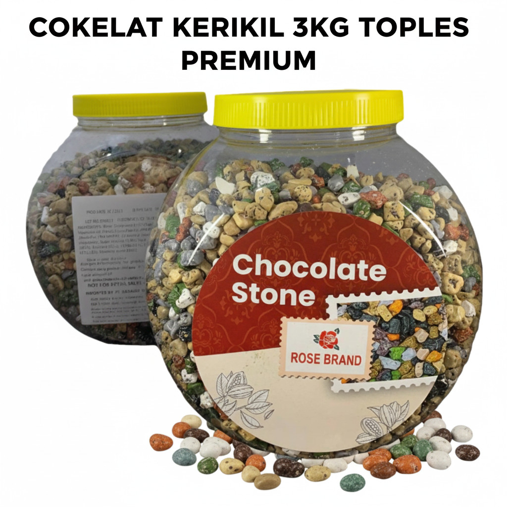 COKLAT KERIKIL PREMIUM TOPLES 3KG / COKELAT KERIKIL STONE ORIGINAL / CHOCOLATE KERIKIL TURKEY