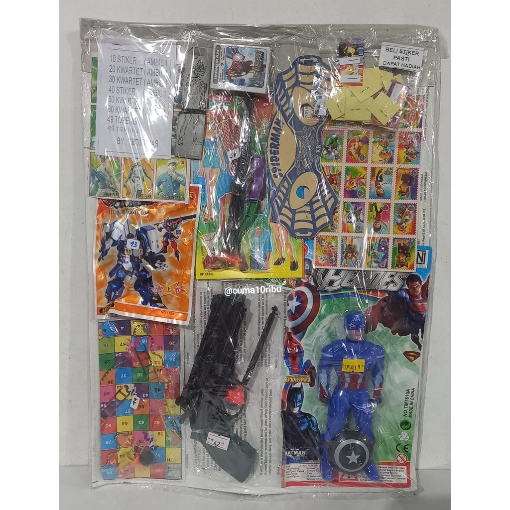 MAINAN KOLAS LOTRE isi 60 pcs BANYAK HADIAH