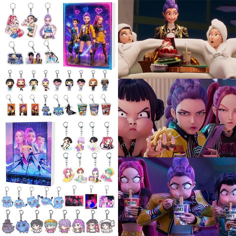 Kpop Demon Hunters  Countdown Advent Calendar Kpop Demon Hunters Advent Calendar Kpop Warriors Keych