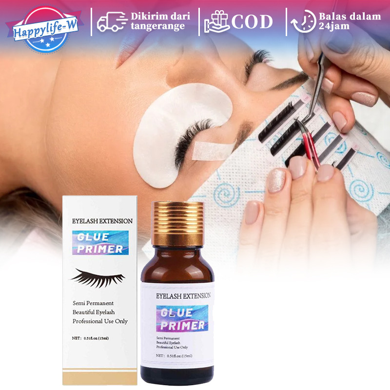 15ml Glue Primer Eyelash Extension Lem Eyelash Extension Super Kuat Untuk Eyelash Extension